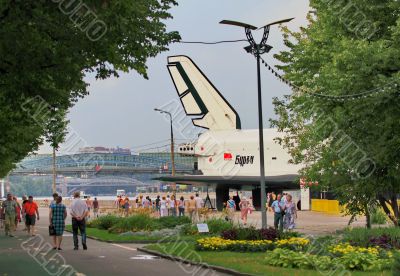 monument BURAN spacecraft