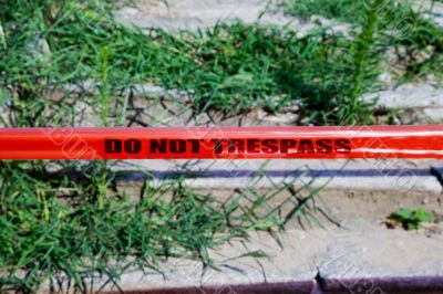 Do not trespass