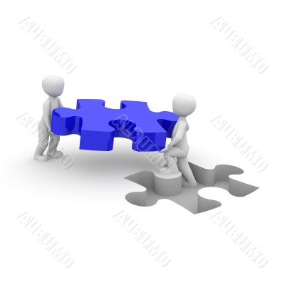 blue puzzle 