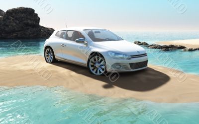 beach car