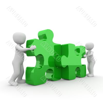 green green puzzle