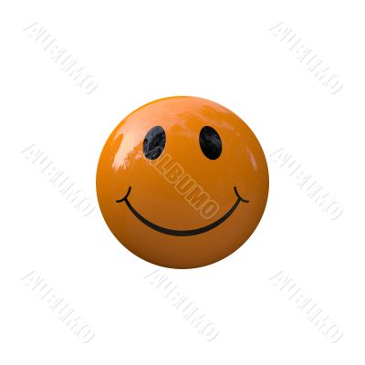 Smiley smile orange
