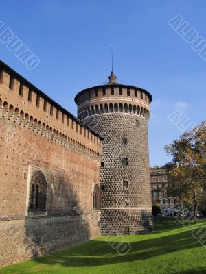 Sforzesco Castle in Milan