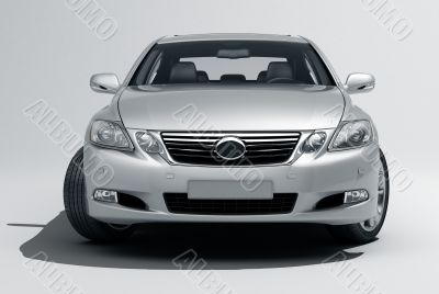 Car on a light background