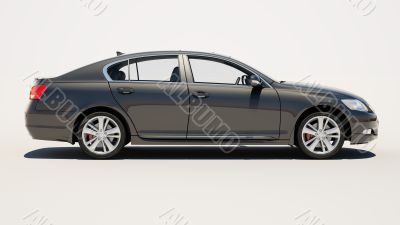 Car on a light background