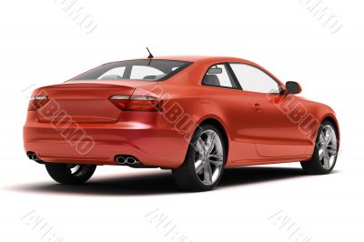 Luxury car in the studio