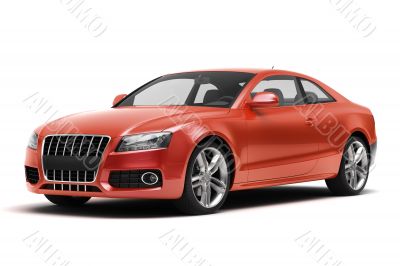 Luxury car in the studio