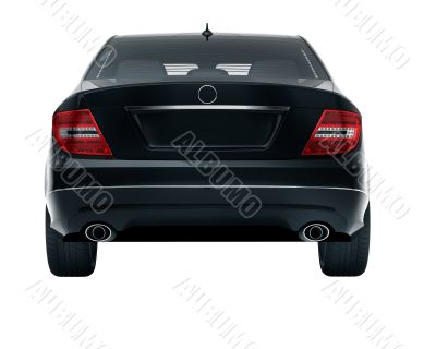 Luxury car in the studio