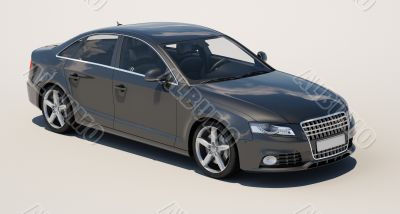 Car on a light background