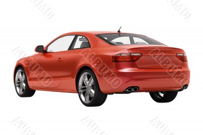 Luxury car in the studio