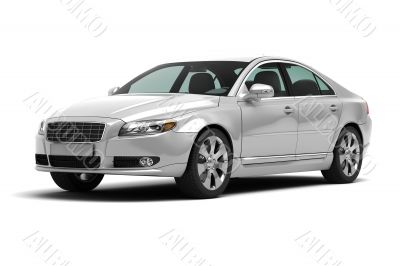 Luxury car in the studio