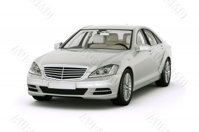 Luxury car in the studio