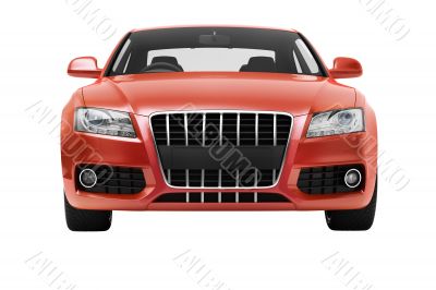 Luxury car in the studio