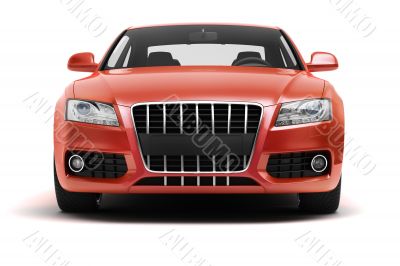 Luxury car in the studio