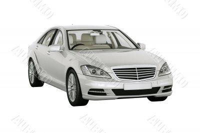 Luxury car in the studio