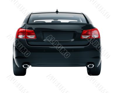 Luxury car in the studio