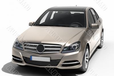 Luxury car in the studio