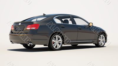 Car on a light background