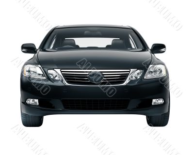 Luxury car in the studio