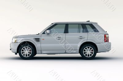 Luxury car in the studio