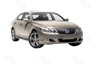 Luxury car in the studio