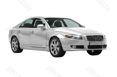 Luxury car in the studio