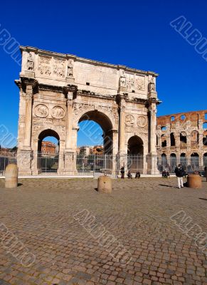 The Arch of Constantine, Rome, Italy The Arch of Constantine, Rome, Italy