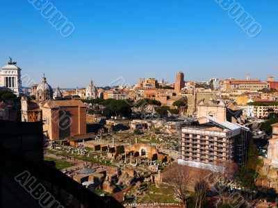 The Roman Forum in Rome