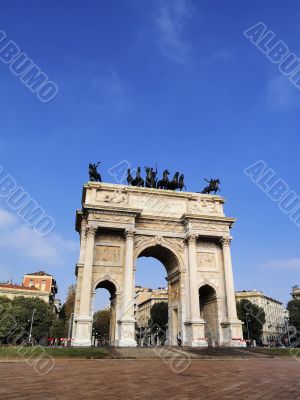 The Arch of Peace in Milan