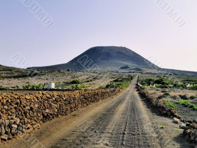 Corona Volcano on Lanzarote