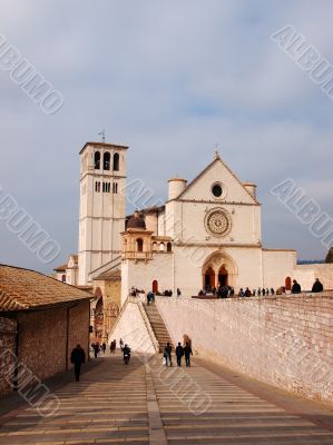 The Basilica of San Francesco d`Assisi, Italy The Basilica of San Francesco d`Assisi, Italy