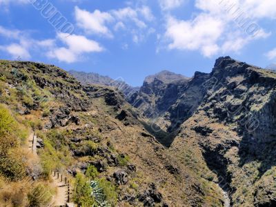 Hell`s Gorge on Tenerife