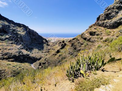 Hell`s Gorge on Tenerife Hell`s Gorge on Tenerife