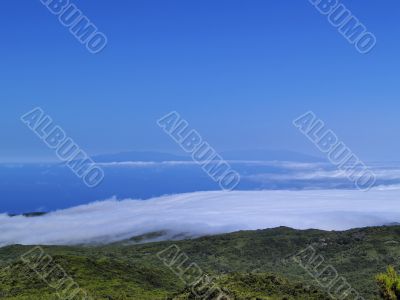View from Mount of Garajonay on Gomera View from Mount of Garajonay on Gomera