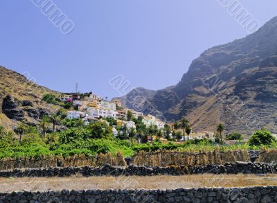 Valle Gran Rey on Gomera Valle Gran Rey on Gomera
