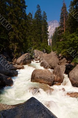 Stream in Yosemite Valley Stream in Yosemite Valley