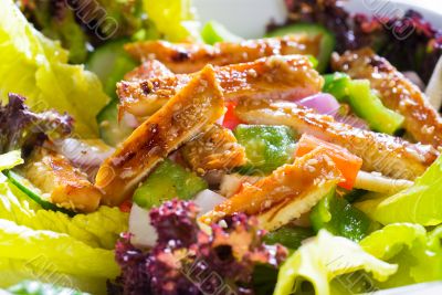 sesame chicken salad