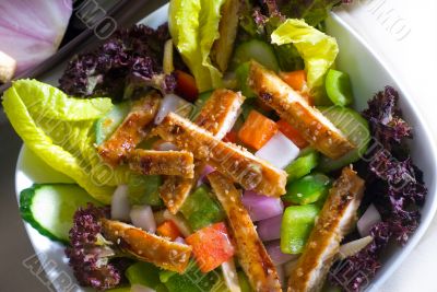 sesame chicken salad