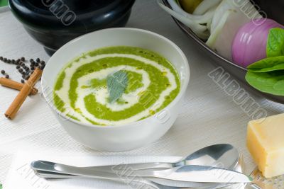 spinach soup