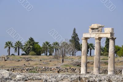 Stone historical sites in Turkey				 				