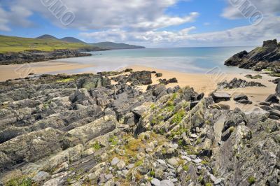 beautiful scenic rural landscape from ireland