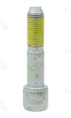 One bolt threaded buttered yellow glue
