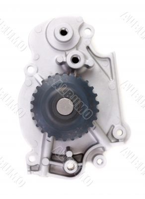 water pump. Isolated on white with clipping path water pump. Isolated on white with clipping path