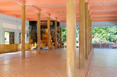 interior decoration of the Buddhist temple