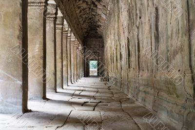 Outer Corridor of Angkor Wat, Cambodia