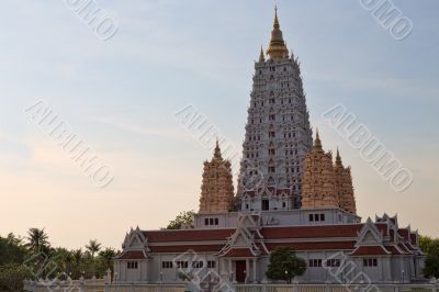 Vietnamese style temple in Thailand. Wat Yan, Pattaya. 