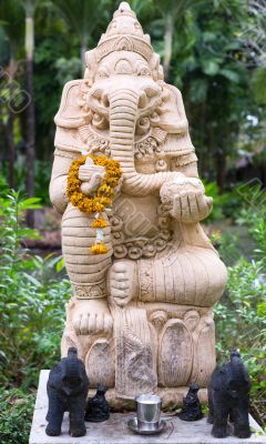 Thai religious figure in the guise of an elephant