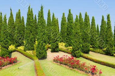 Landscaped garden Royal Flora Ratchaphruek