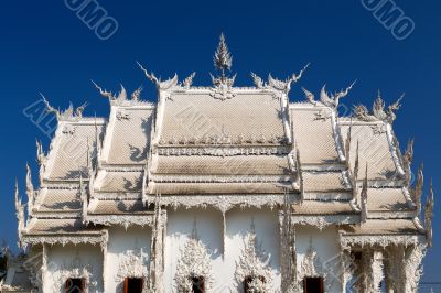 White temple in Chiang Mai