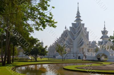White temple in Chiang Mai